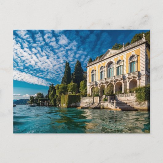 Carte Postale Villa Monastero Varenna lac como (Devant)