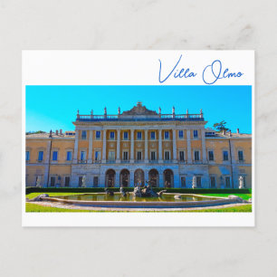 Carte Postale Villa Olmo Lac de Côme Italie