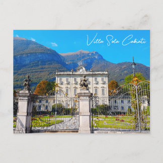 Carte Postale Villa Sola Cabiati Tremezzo Lac de Côme Italie