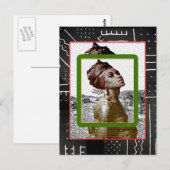 Carte Postale Village Africain D'Amour (Devant / Derrière)