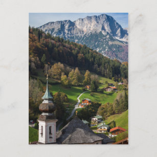 Carte Postale Village bavarois pittoresque, Allemagne