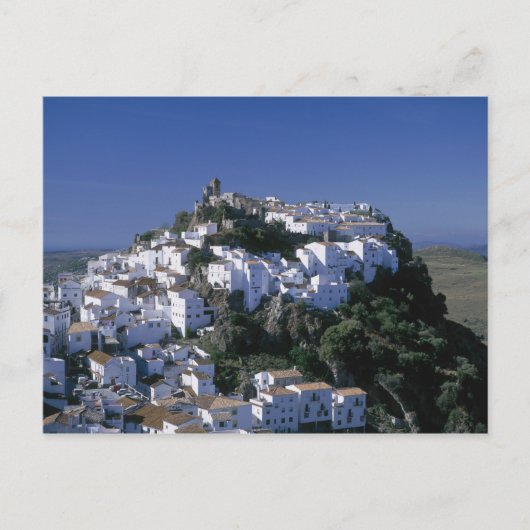 Carte Postale Village blanc de Casares, Andalousie, Espagne (Devant)