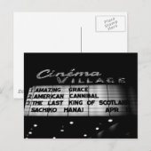 Carte Postale Village cinématographique (Devant / Derrière)
