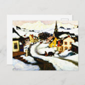 Carte Postale Village dans les Laurentides (Devant / Derrière)