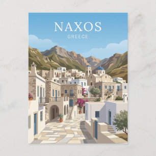 Carte Postale Village d'Apeiranthos Grèce