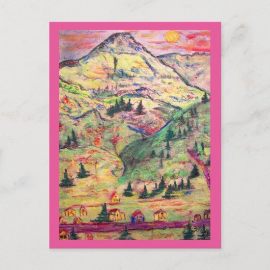 Carte Postale village de colorado (Devant)