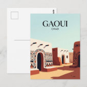 Carte Postale Village de Gaoui Tchad (Devant / Derrière)