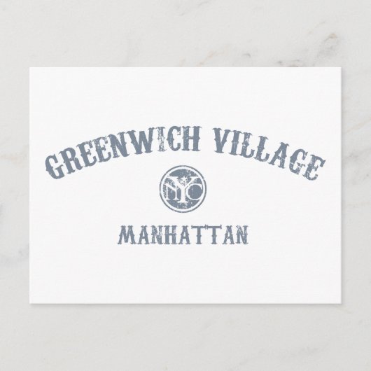 Carte Postale Village de Greenwich (Devant)