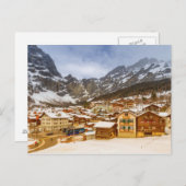 Carte Postale Village de Leukerbad, Suisse (Devant / Derrière)