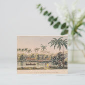 Carte Postale Village de Matavae, Tahiti (Debout devant)