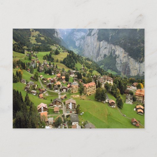 Carte Postale Village de montagne Jungfrau (Devant)