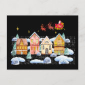 Carte Postale Village de Noël du Pôle Nord du Père Noël (Devant)