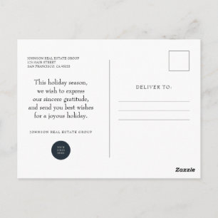 Carte Postale Village de Noël   Joyeuses fêtes