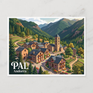 Carte Postale Village de Pal en Andorre