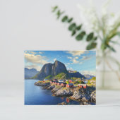 Carte Postale Village de pêcheurs de Hamnoy sur les îles Lofoten (Debout devant)