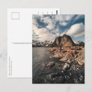 Carte Postale Village de pêcheurs Hamnoy Lofoten Norvège