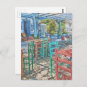 Carte Postale Village de Zia, île de Kos, Grèce (Devant / Derrière)