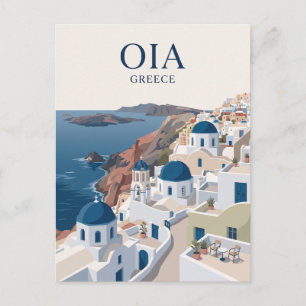 Carte Postale Village d'Oia Grèce
