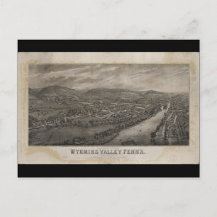Carte Postale Village du Wyoming, Wyoming Valley Pennsylvanie