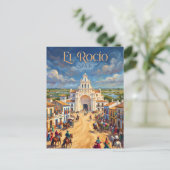 Carte Postale Village El Rocío Espagne (Debout devant)