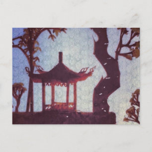 Carte postale Village en bois