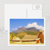 Carte Postale Village Huits Venezuela Jungle Paysage (Devant / Derrière)