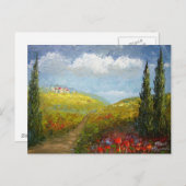 Carte Postale Village italien toscan (Devant / Derrière)