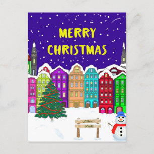 Carte Postale Village Jigsaw Puzzle