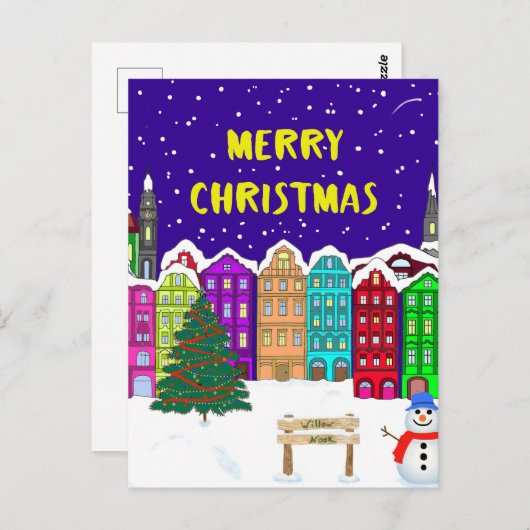 Carte Postale Village Jigsaw Puzzle (Devant / Derrière)