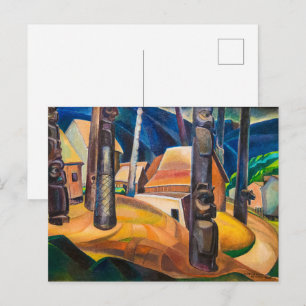 Carte Postale Village Kispiax Emily Carr