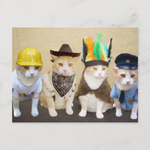 Carte Postale Village Kitties