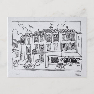 Carte Postale Village médiéval de Biot, France
