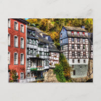 Village médiéval Monschau en Allemagne
