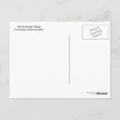 Carte Postale Village Old Sturbridge (Dos)