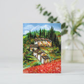 CARTE POSTALE VILLAGE RUSTIQUE ANTIQUE EN TOSCANE (Debout devant)