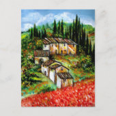 CARTE POSTALE VILLAGE RUSTIQUE ANTIQUE EN TOSCANE (Devant)