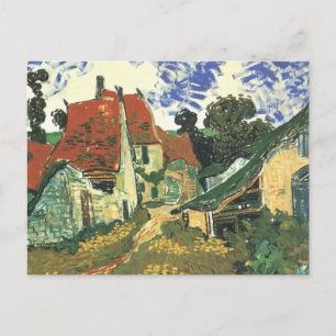 Carte Postale Village Street à Auvers par Vincent van Gogh
