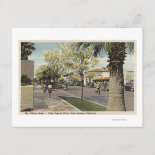 Carte Postale Village Street, Palm Canyon Drive