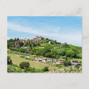 Carte Postale Village traditionnel typique en Toscane - Italie