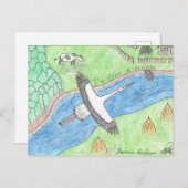 Carte Postale Village Vibes (Devant / Derrière)