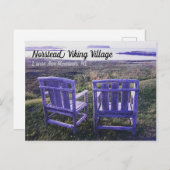 Carte Postale Village Viking de Norstead (Devant / Derrière)