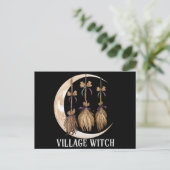 Carte Postale Village Witch gothique Occulte Wicca Pagan Nature (Debout devant)