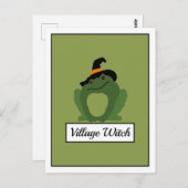 Carte Postale Village Witch, Toad (Devant / Derrière)