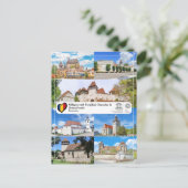 Carte Postale Villages avec églises fortifiées de Transylvanie P (Debout devant)