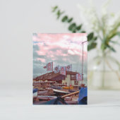 CARTE POSTALE VILLAGES DE WALES (Debout devant)