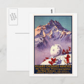 Carte Postale Villars Chesieres Arveyes (Devant / Derrière)