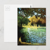 Carte Postale Villas et jardins vintages : La Piscine (Devant / Derrière)