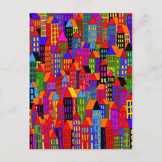 Carte Postale 'ville' (Devant)