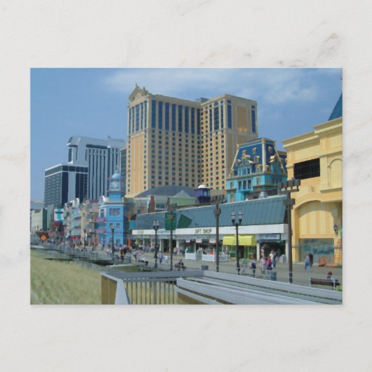 Carte Postale Ville alantique (Devant)