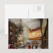 Carte Postale Ville - Amsterdam NY - La vie commence 1941 (Devant / Derrière)